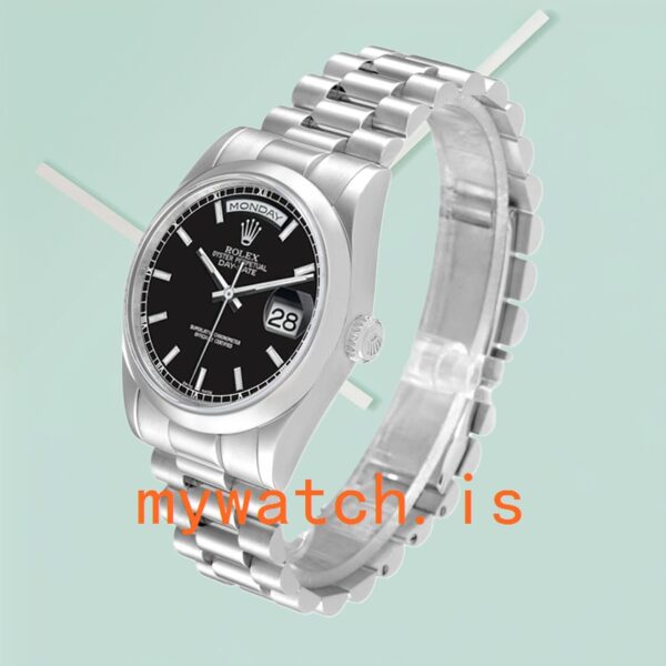 Rolex Day-Date 36mm 118206 Men’s Silver-tone Automatic - Image 3