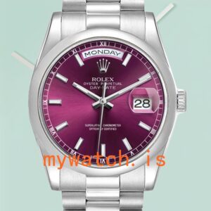 Rolex Day-Date Men’s 118206 36mm Stainless Steel
