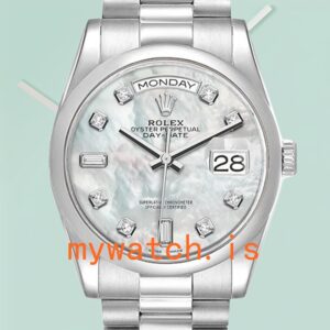 Rolex Day-Date 36mm 118206 Men’s Mother of Pearl Dial