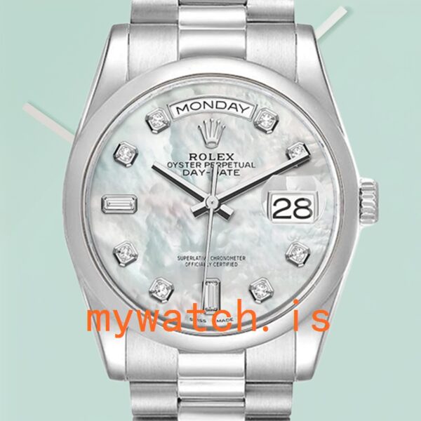 Rolex Day-Date 36mm 118206 Men’s Mother of Pearl Dial