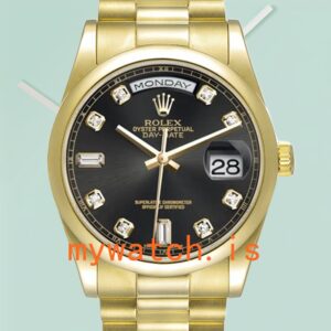 Rolex Day-Date 36mm 118208-83208 Men’s Automatic Gold-tone