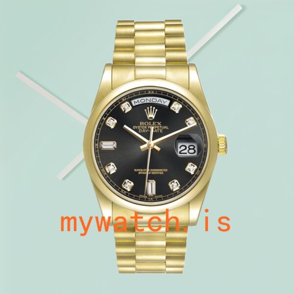 Rolex Day-Date 36mm 118208-83208 Men’s Automatic Gold-tone - Image 3
