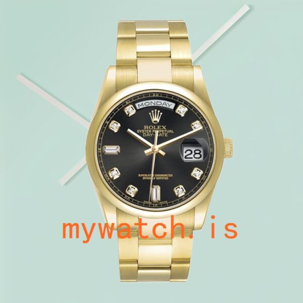Rolex Day-Date 36mm 118208-83208 Men’s Automatic Gold-tone - Image 4