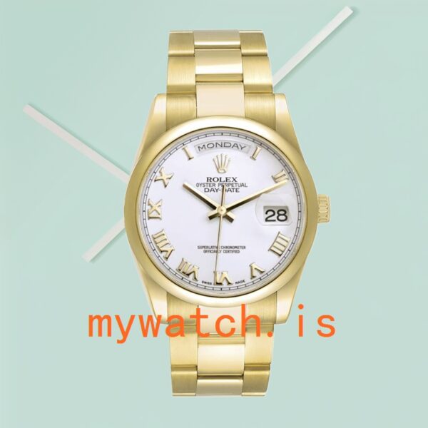 Rolex Day-Date 118208-73208 Men’s 36mm Gold-tone Stainless Steel - Image 3