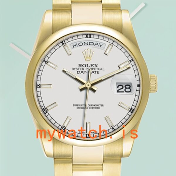 Rolex Day-Date 118208 Men’s 36mm Stainless Steel
