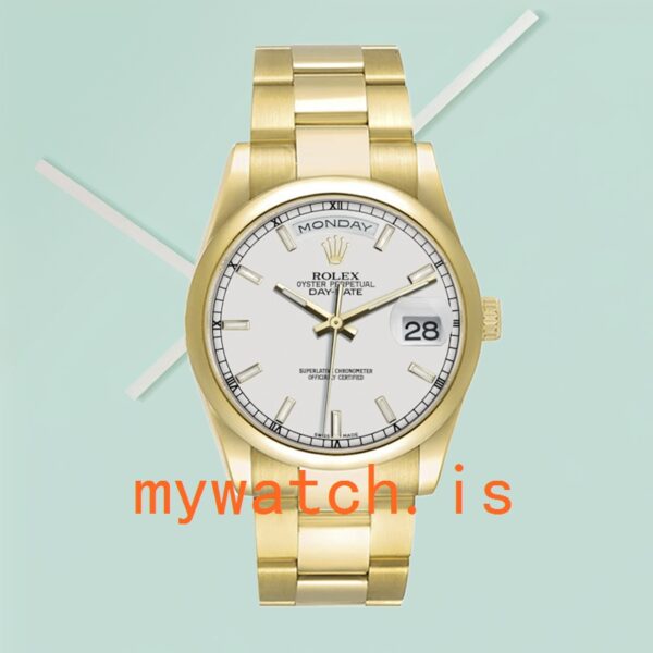 Rolex Day-Date 118208 Men’s 36mm Stainless Steel - Image 3