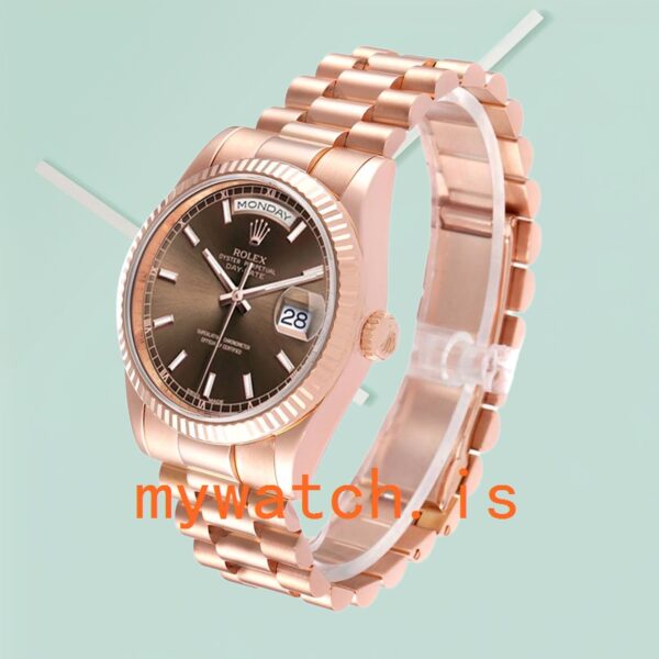 Rolex Day-Date 118235 Men’s 36mm Brown Dial - Image 4