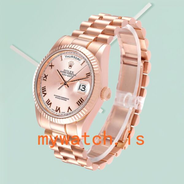 Rolex Day-Date Men’s 36mm 118235F-0001 Rose Gold-tone Rose Gold Dial - Image 4