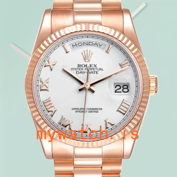 Rolex Day-Date 118235 36mm Men’s President Bracelet Rose Gold-tone