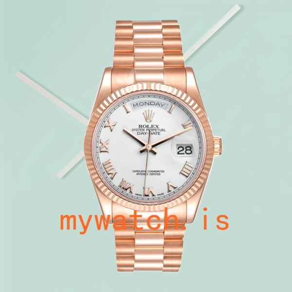 Rolex Day-Date 118235 36mm Men’s President Bracelet Rose Gold-tone - Image 2