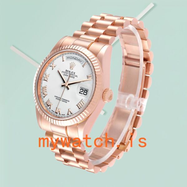 Rolex Day-Date 118235 36mm Men’s President Bracelet Rose Gold-tone - Image 4