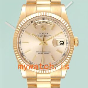 Rolex Day-Date 118238CSP Men’s 36mm Champagne Dial
