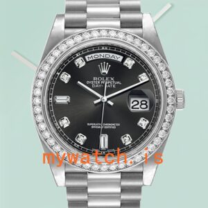Rolex Day-Date 36mm 118346 Men’s Diamond Bezel