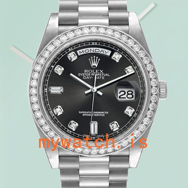 Rolex Day-Date 36mm 118346 Men’s Diamond Bezel