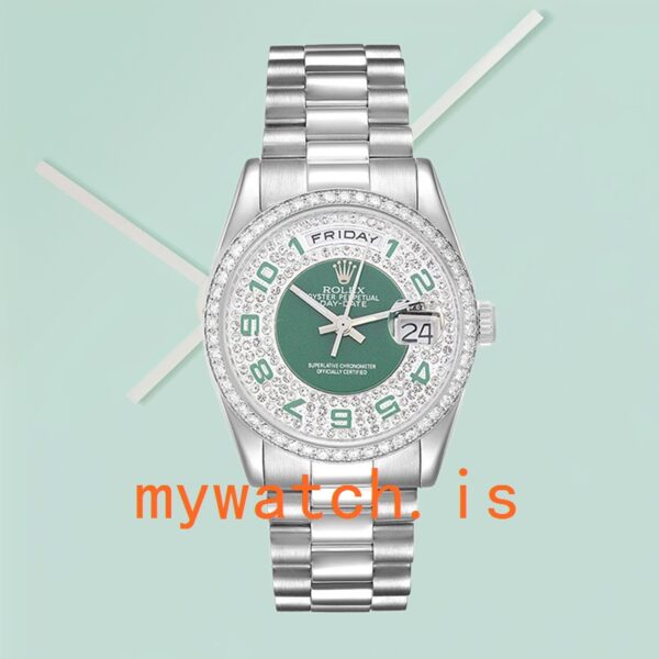 Rolex Day-Date 36mm Men’s 118346 President Bracelet Diamond Bezel - Image 2