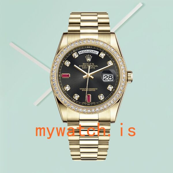 Rolex Day-Date 36mm m118348-0209 Men’s Gold-tone - Image 4