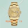 Rolex Day-Date Men’s 118348-0147 36mm Gold-tone Diamond Bezel - Image 3