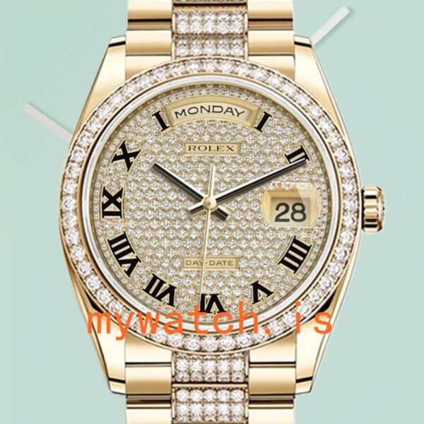 Rolex Day-Date Men’s 36mm m118348-0013 President Bracelet Champagne Dial