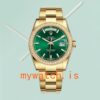Rolex Day-Date 36mm Men’s m118348-0225 Oyster Bracelet/President Bracelet Green Dial - Image 3