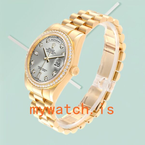 Rolex Day-Date 36mm Men’s m118348-0077 Automatic Grey Dial - Image 5