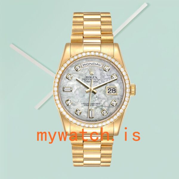 Rolex Day-Date 36mm Men’s m118348-0100 Automatic Gold-tone - Image 2