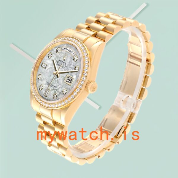 Rolex Day-Date 36mm Men’s m118348-0100 Automatic Gold-tone - Image 5