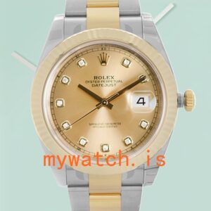 Rolex Datejust m126233-0018 36mm Men’s Stainless Steel Champagne Dial