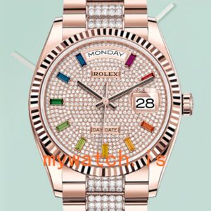 Rolex Day-Date Men’s 36mm m128235-0040 Rose Gold-tone