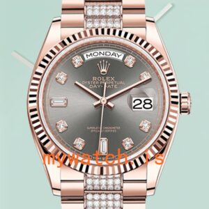 Rolex Day-Date Men’s 36mm m128235-0051 President Bracelet Grey Dial