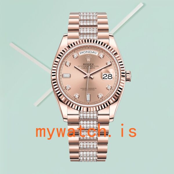 Rolex Day-Date Men’s 36mm m128235-0019 Stainless Steel President Bracelet - Image 3