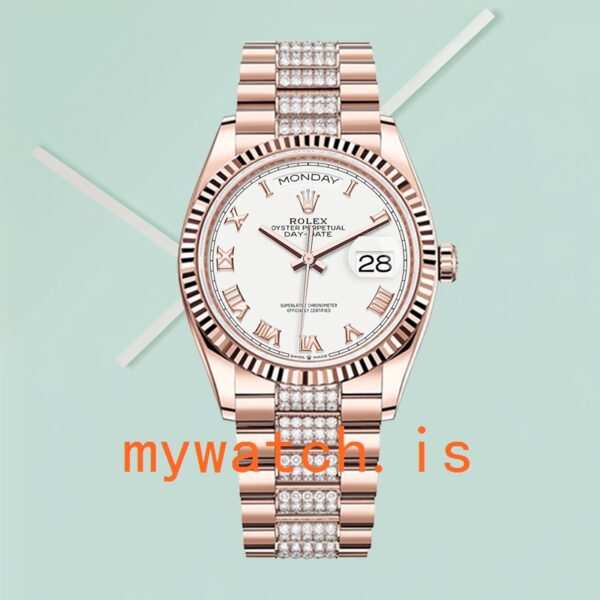 Rolex Day-Date 36mm m128235-0053 Men’s Stainless Steel - Image 4