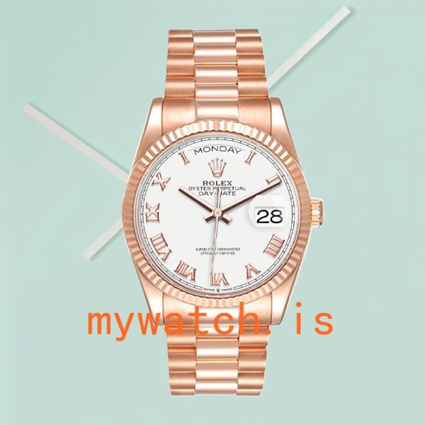 Rolex Day-Date Men’s 36mm m128235-0052 Rose Gold-tone - Image 2