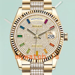 Rolex Day-Date m128238-0052 Men’s 36mm Gold-tone Automatic