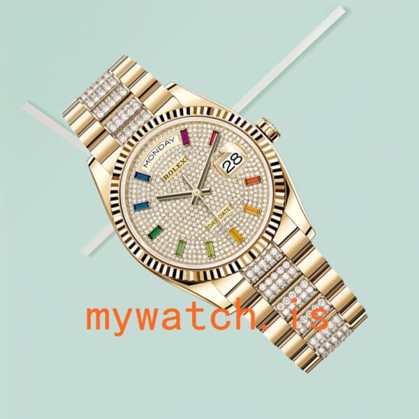Rolex Day-Date m128238-0052 Men’s 36mm Gold-tone Automatic - Image 4