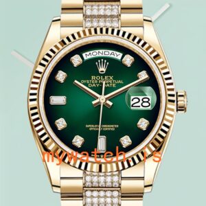 Rolex Day-Date 36mm m128238-0070 Men’s Stainless Steel Gold-tone