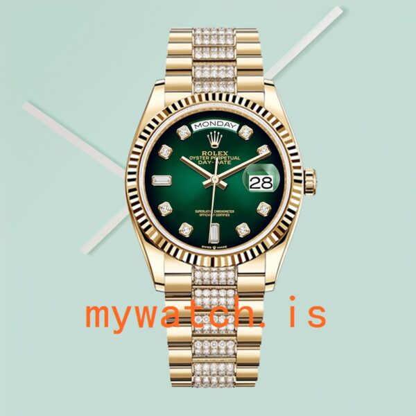 Rolex Day-Date 36mm m128238-0070 Men’s Stainless Steel Gold-tone - Image 2
