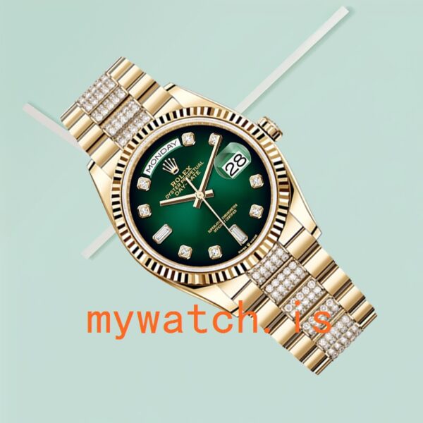 Rolex Day-Date 36mm m128238-0070 Men’s Stainless Steel Gold-tone - Image 5