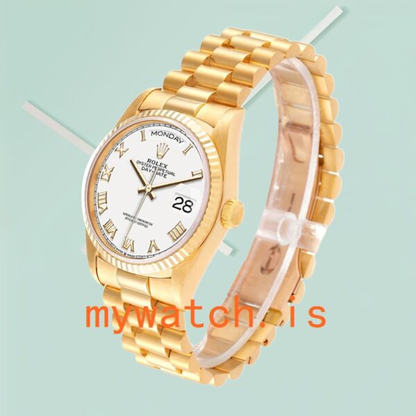 Rolex Day-Date 36mm Men’s 128238 White Dial Stainless Steel - Image 2