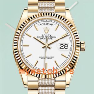 Rolex Day-Date Men’s 36mm m128238-0082 President Bracelet Gold-tone