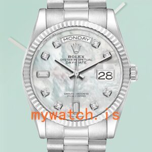 Rolex Day-Date m128239-0007 36mm Men’s Automatic Silver-tone