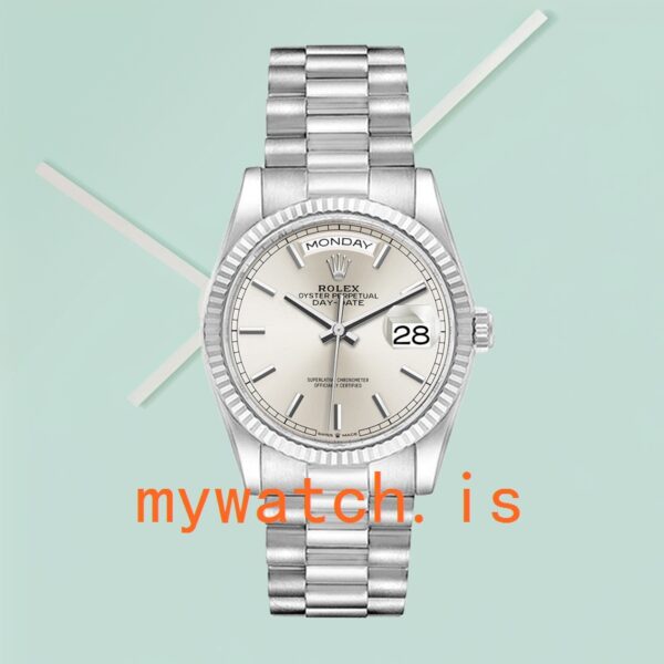 Rolex Day-Date m128239-0038 Men’s 36mm Stainless Steel - Image 2