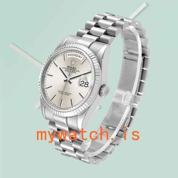 Rolex Day-Date m128239-0038 Men’s 36mm Stainless Steel - Image 4