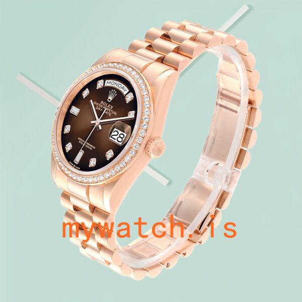 Rolex Day-Date 36mm Men’s m128345rbr-0040 President Bracelet Rose Gold-tone - Image 4