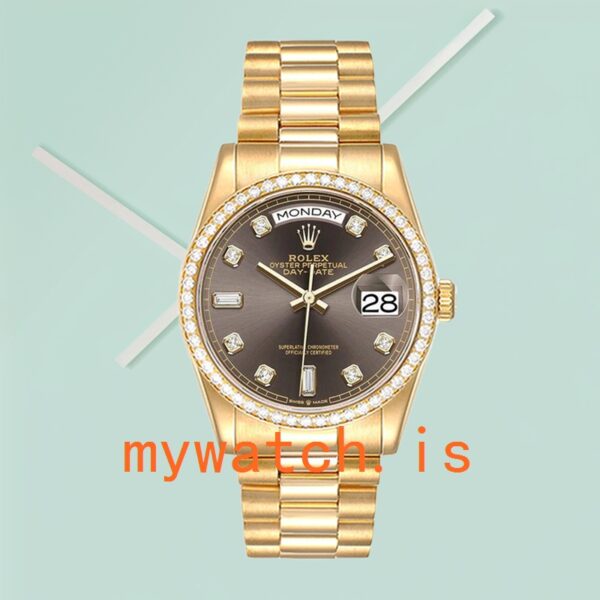 Rolex Day-Date 36mm Men’s m128348rbr-0005 Automatic Gold-tone - Image 2