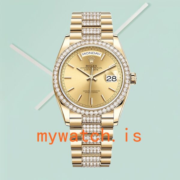 Rolex Day-Date m128348rbr-0027 36mm Men’s President Bracelet - Image 2