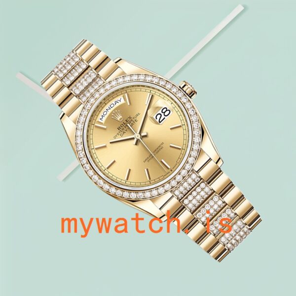 Rolex Day-Date m128348rbr-0027 36mm Men’s President Bracelet - Image 3