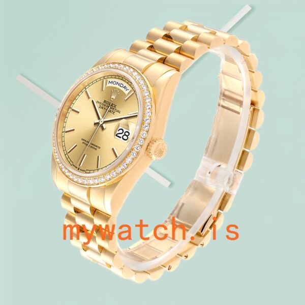 Rolex Day-Date m128348rbr-0026 Men’s 36mm Gold-tone - Image 3