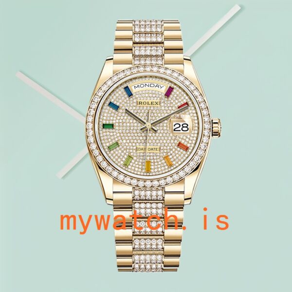 Rolex Day-Date 36mm Men’s m128348rbr-0031 Automatic President Bracelet - Image 2