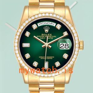 Rolex Day-Date 36mm m128348rbr-0035 Men’s Gold-tone Automatic