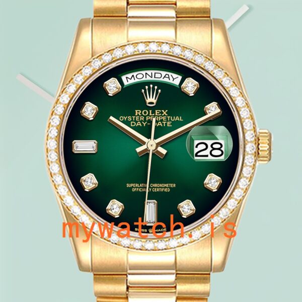Rolex Day-Date 36mm m128348rbr-0035 Men’s Gold-tone Automatic